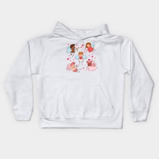 Cupid Characters Kids Hoodie